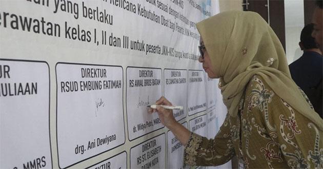 21 Fasilitas Kesehatan Tandatangani Komitmen Pelayanan JKN-KIS